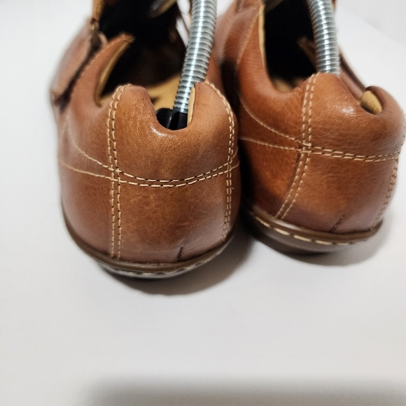 Sandro Mens Tan Leather Fisherman Sandals Size 9.5D Hook And Look  Soft and Gel main image 10